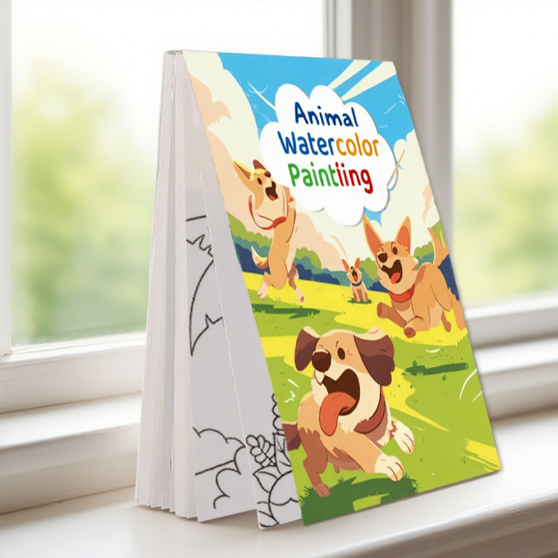 Theme Pattern Watercolor Coloring Book