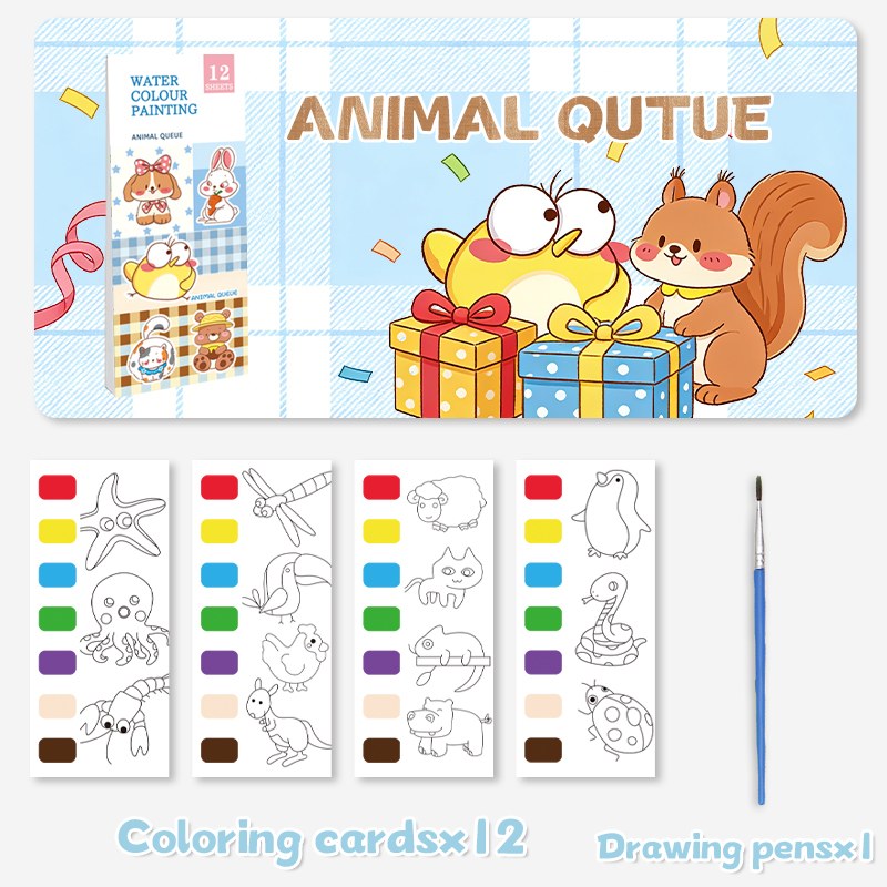 Donec Watercolor Painting Book