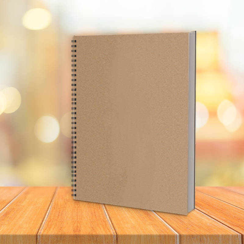 Parte Spiral Kraft Paper Sketchbook